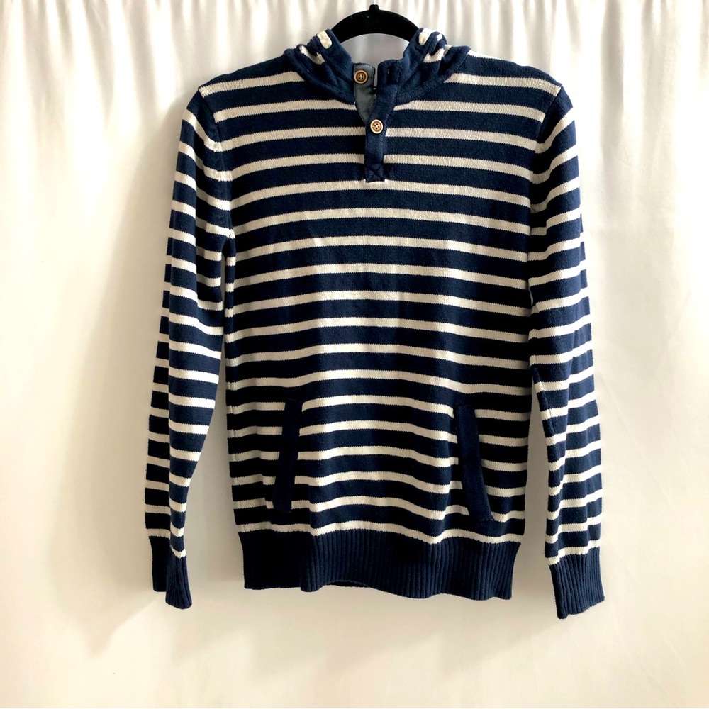 L.O.G.G. Label Of Graded Goods H&M Striped boys navy hoodie sweater